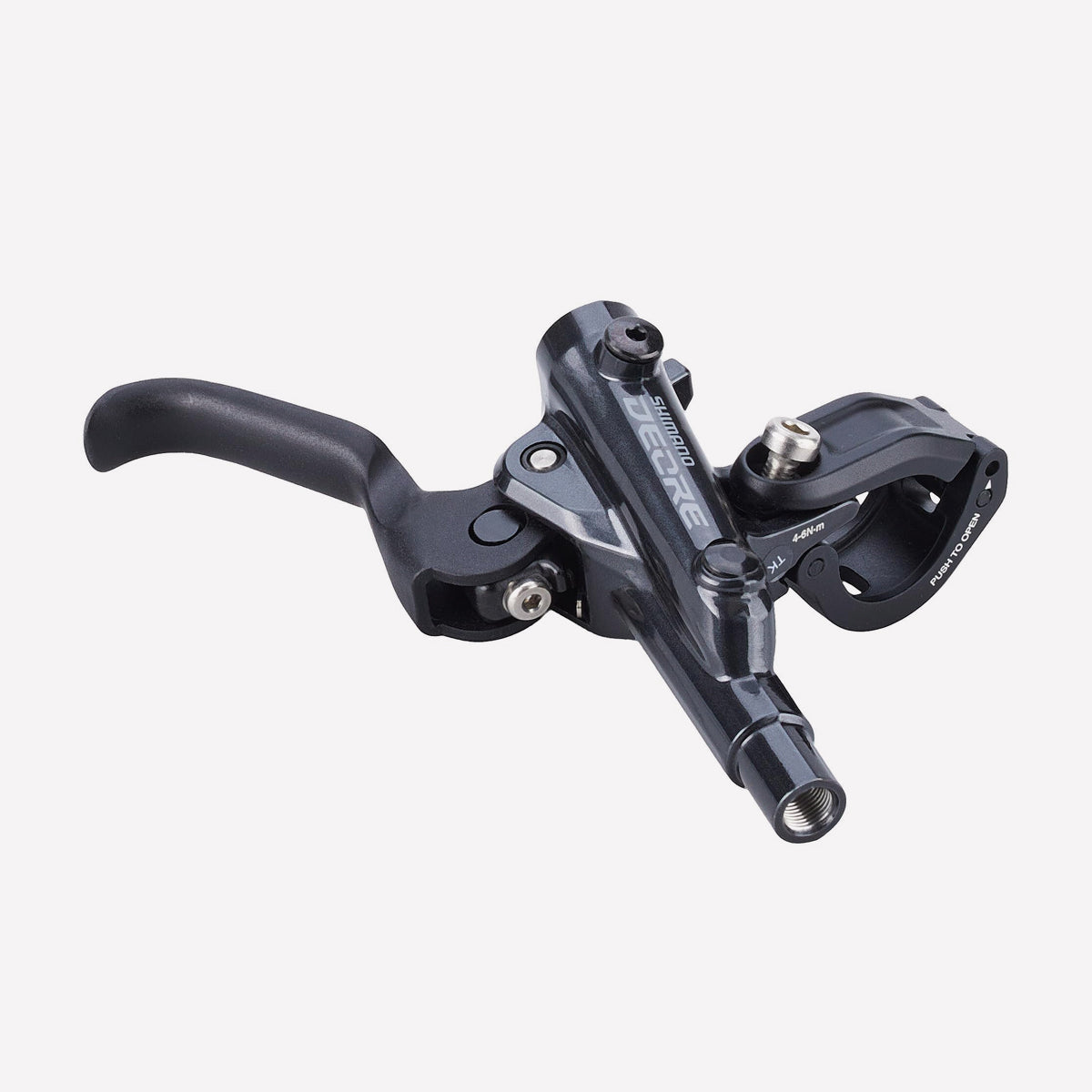 thumbnail image 2 of Frenos Shimano Shimano Deore BL-M6100/BR-M6120 I-Spec-EV Disc Brake Lever/Caliper... Shimano Deore Br-m6120 Disc Brake Black Rear Hub 2 of 11